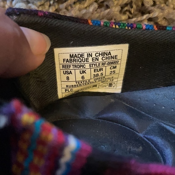 Reef Tropic Multicolored Striped Ballet Flats - Picture 8 of 11